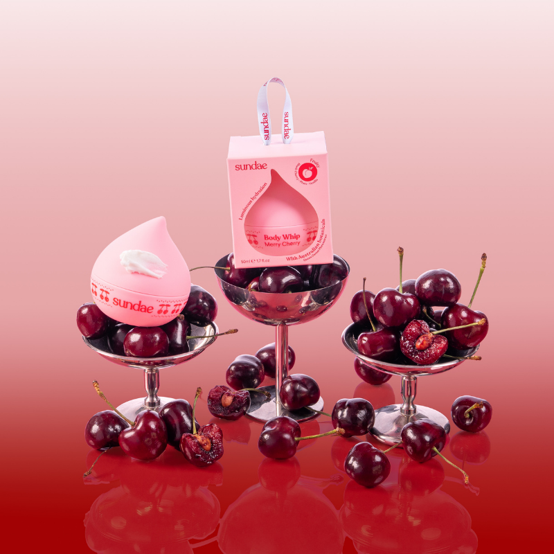 Sundae Merry Cherry Mini Body Whip - 50ml
