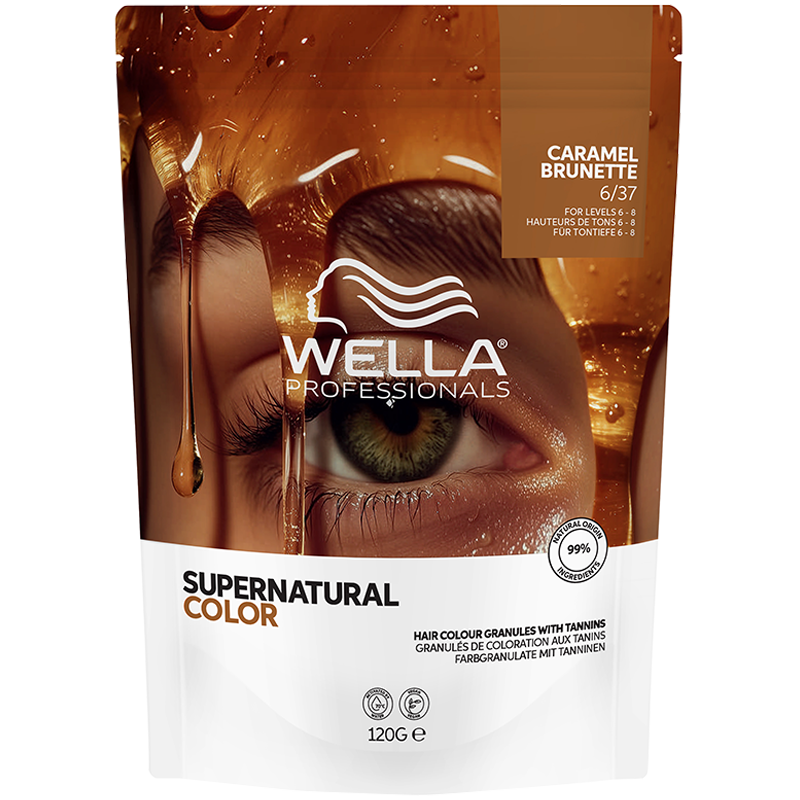 Wella Supernatural Color Haarfarbe 6/37 Caramel Blonde