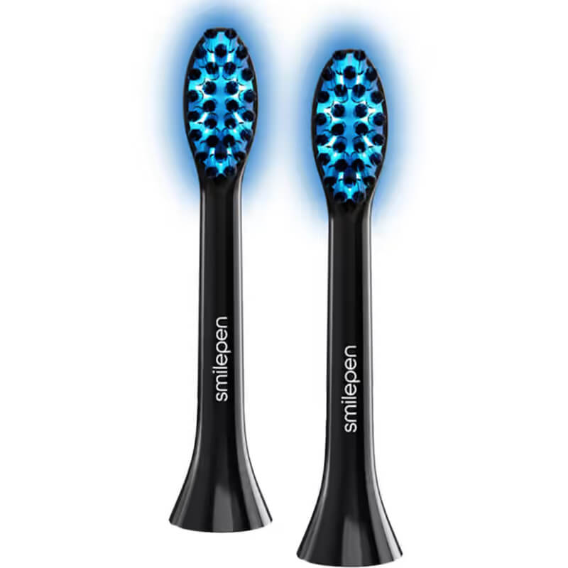 SmilePen SonicBlue Ersatz Bürstenköpfe - 2 Stück - 6 LED