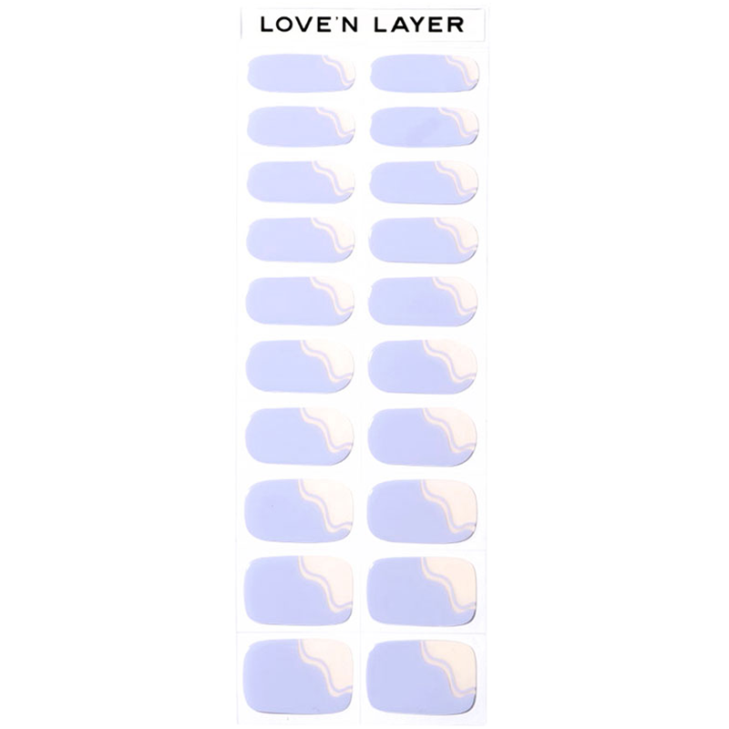 Hand Layers - French Swirl Sky Blue