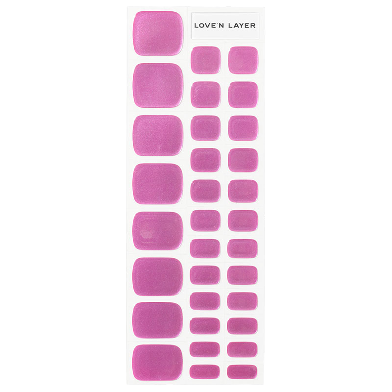 Toe Layers - Metallic Toe Dahlia Purple