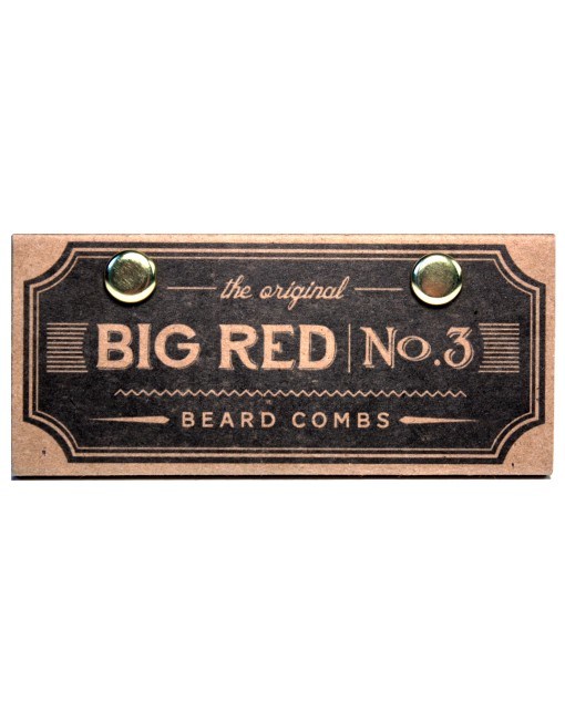 Bartkamm No.3 aus Holz Big Red Beard