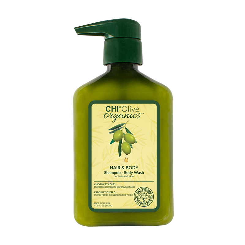 Olive Organic Hair & Body Shampoo - 340ml