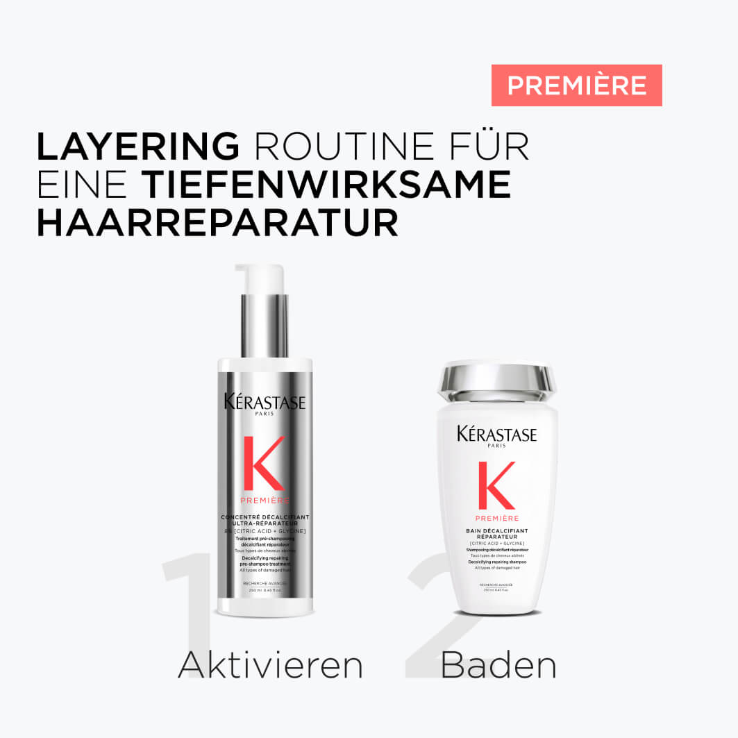 Première Routine für eine tiefenwirksame Haarreparatur - 500ml