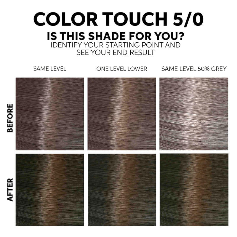 Color Touch Fresh-Up-Kit 5/0 hellbraun - 130ml