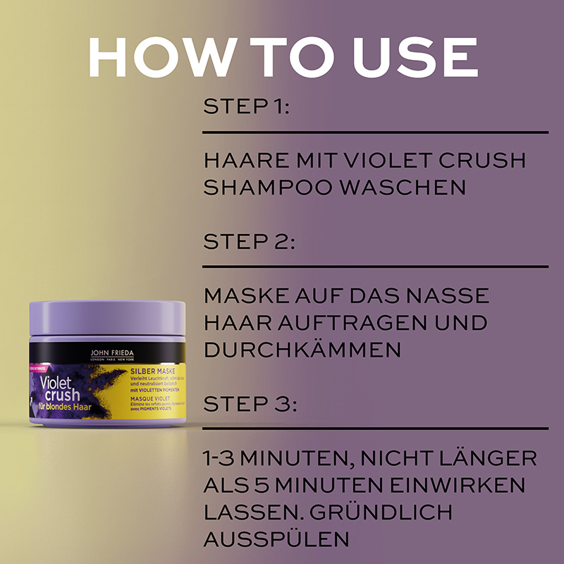 Violet Crush Silber Maske