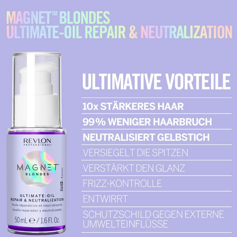 Magnet Blondes Ultimate Hair Oil - Repair & Neutralization - 50ml