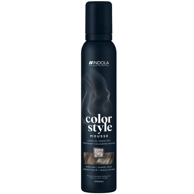Indola Color Style Mousse Dunkel Asch