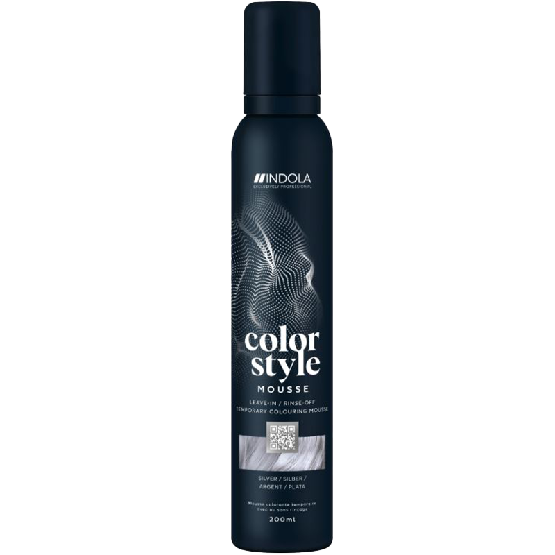 Indola Color Style Mousse Silber