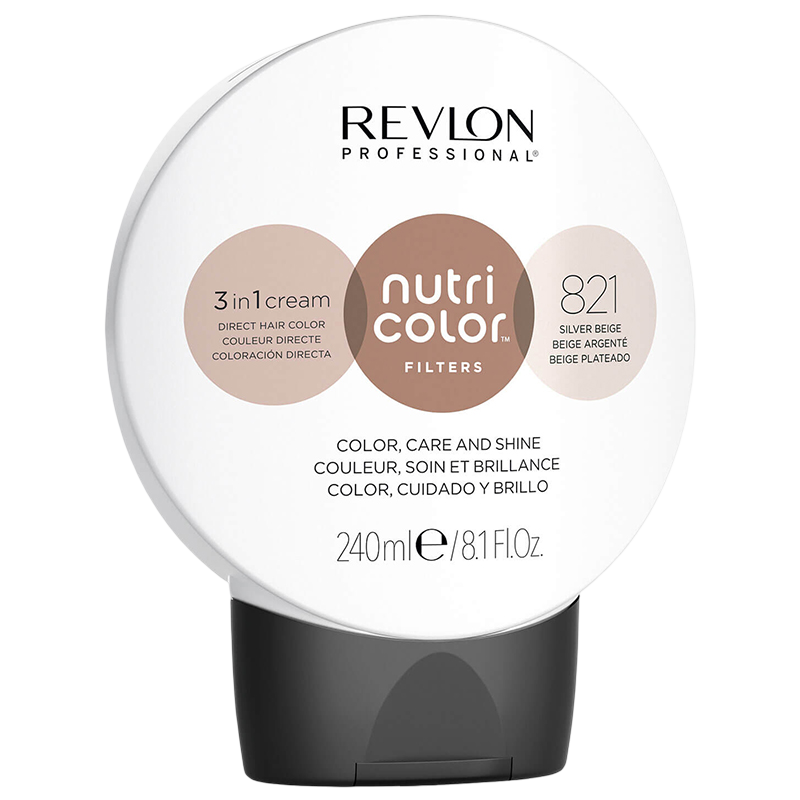 Revlon Nutri Color Creme 821 Silver Beige - 240ml Revlon Nutri Color Creme 821 Silver Beige - 240ml