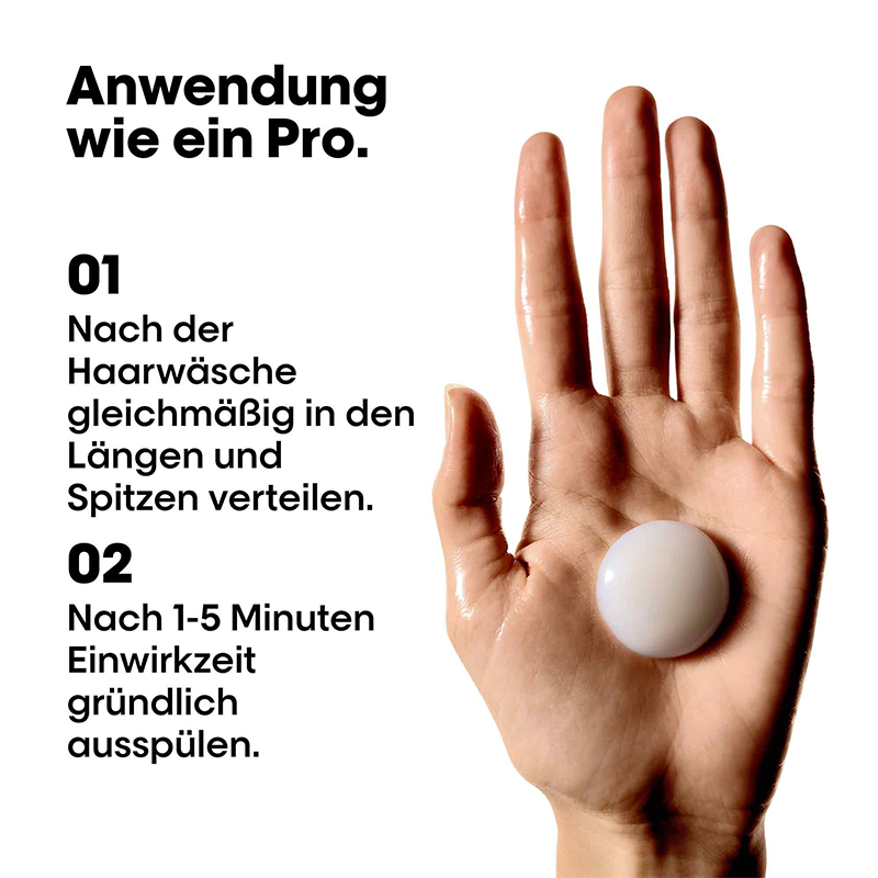 Keratin-Alpha-Sleek-Maske-Anwendung