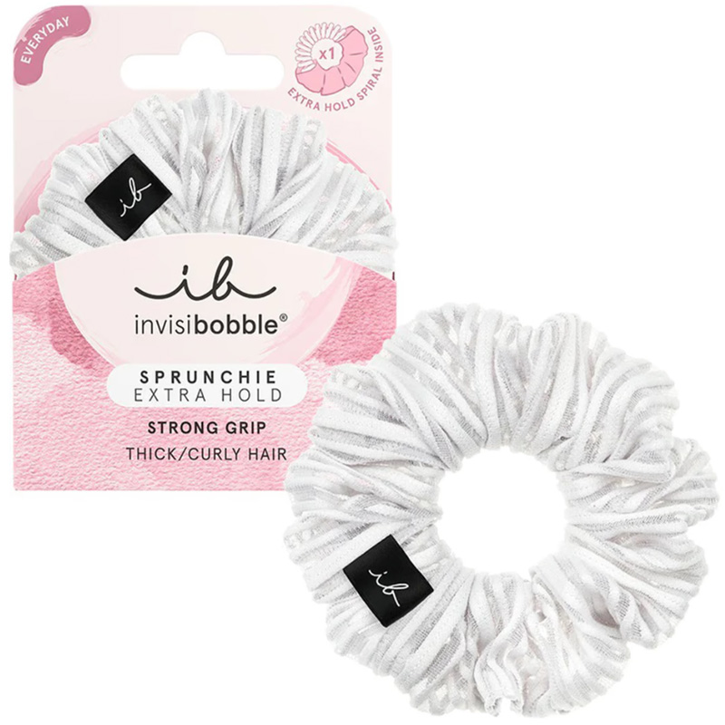 Invisibobble Sprunchie - Extra Hold Pure White