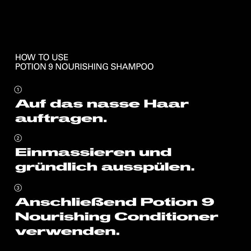 Potion-9-Shampoo-Anwendung