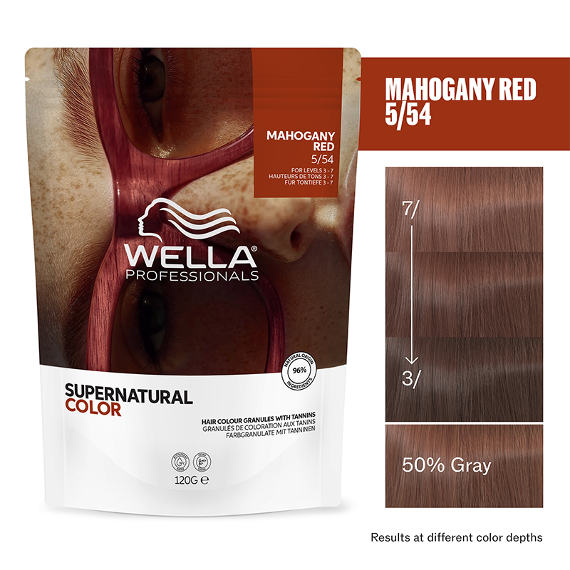 Wella Supernatural Color Haarfarbe 5/54 Mahogany Red
