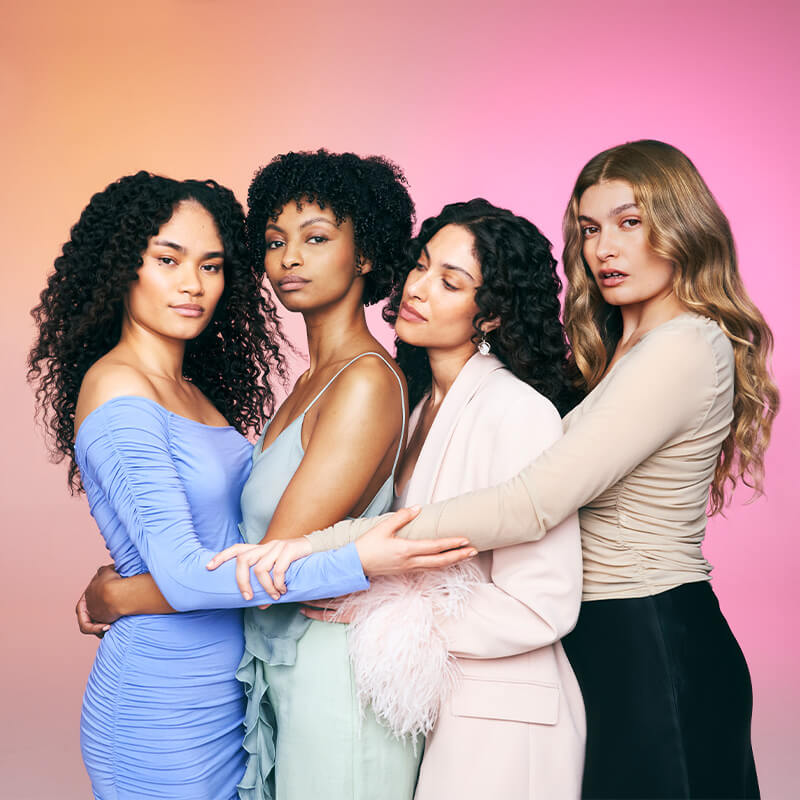 Coils & Curls Co-Wash - 100ml Gruppenfoto Models