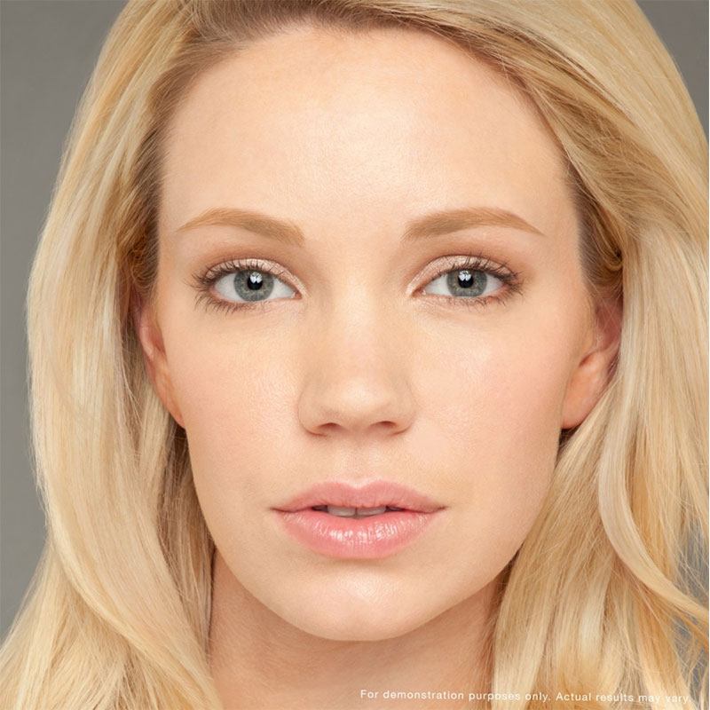 Anwendung Augenbrauen Stift 205 Blond