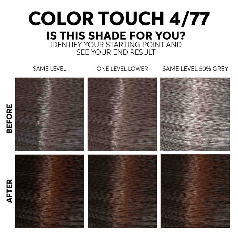 Color Touch Fresh-Up-Kit 4/77 Espresso Braun - 130ml