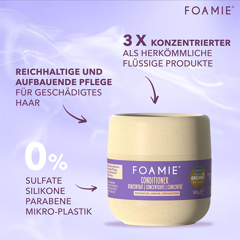 Foamie Concentrate Conditioner Repair - 80g