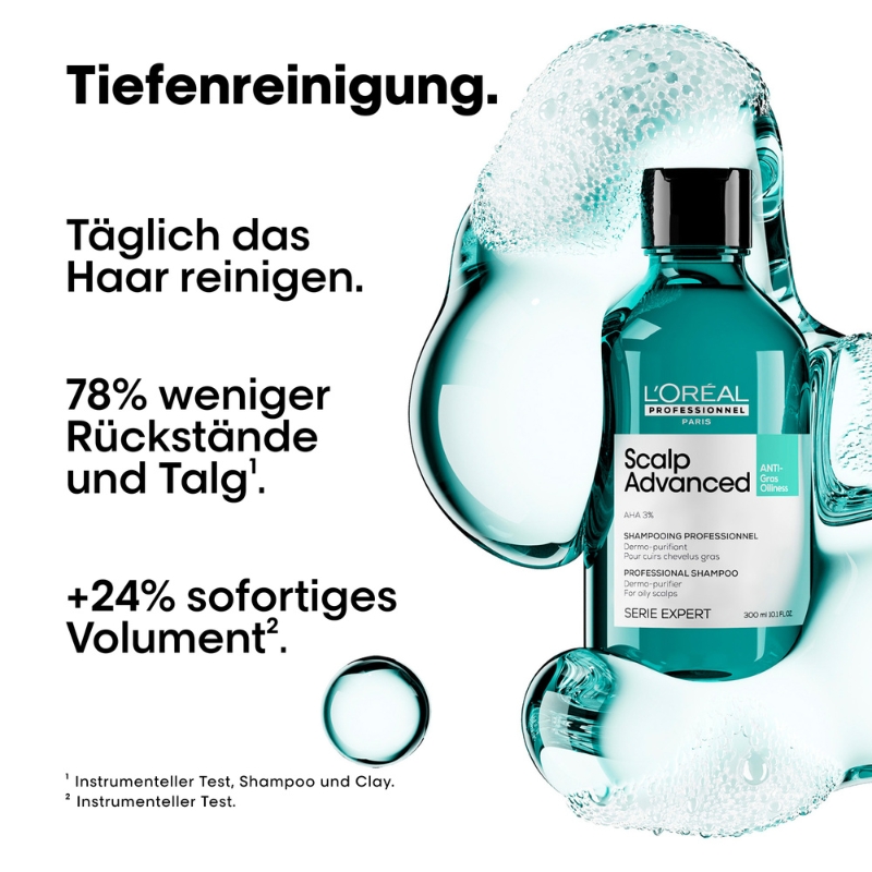 Scalp Advanced Anti-Oiliness Dermo-Purifier Shampoo - 300ml