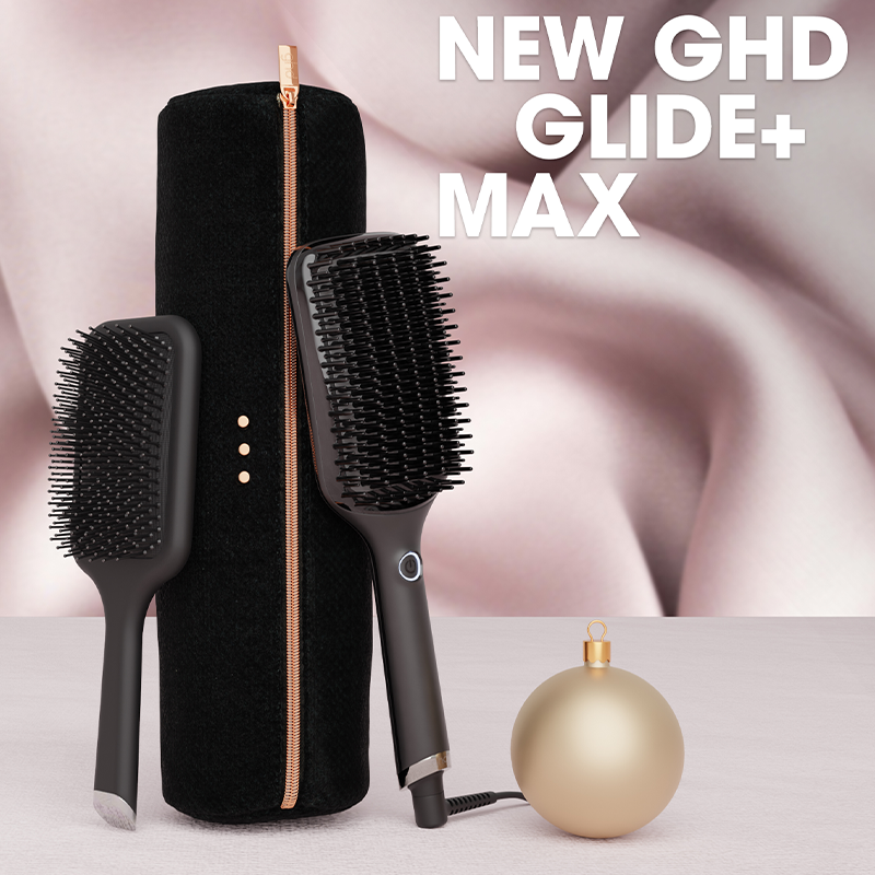 ghd Glide+ Max Brush Cashmere Set