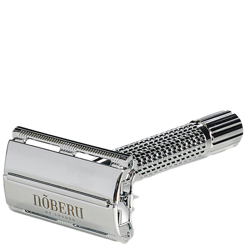 Razor Rasierer Nõberu Safety Razor - Metall Rasierer mit schnellem Klingenwechsel