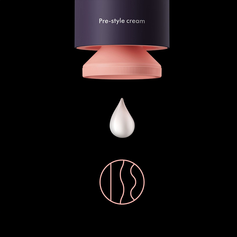Dyson Chitosan Pre-Styling Creme - glattes und welliges Haar