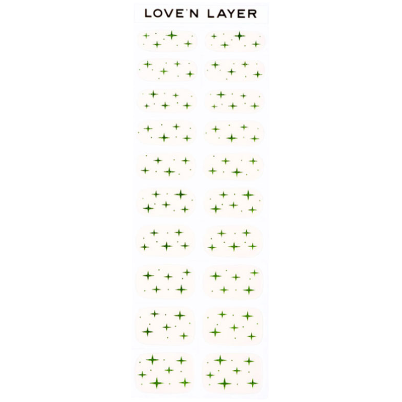 Hand Layers - Starburst Emerald Green