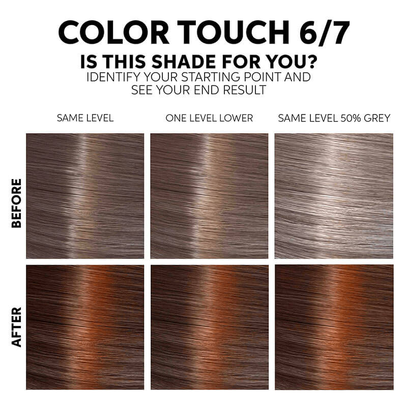 Color Touch Fresh-Up-Kit 6/7 Schokoladen braun - 130ml