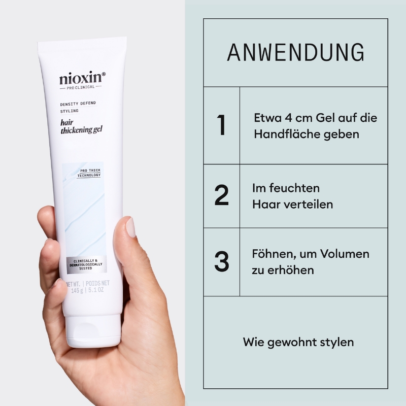 Styling Gel für voller wirkendes Haar