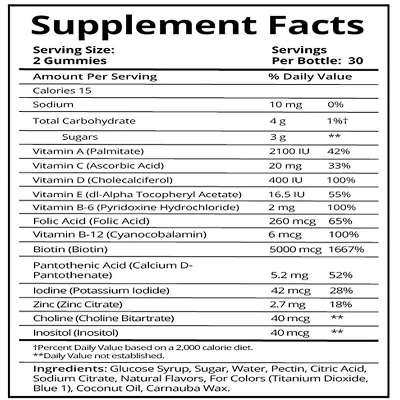 Sugarbearhair 12 Monatspackung Hair Vitamins (12 x 60)
