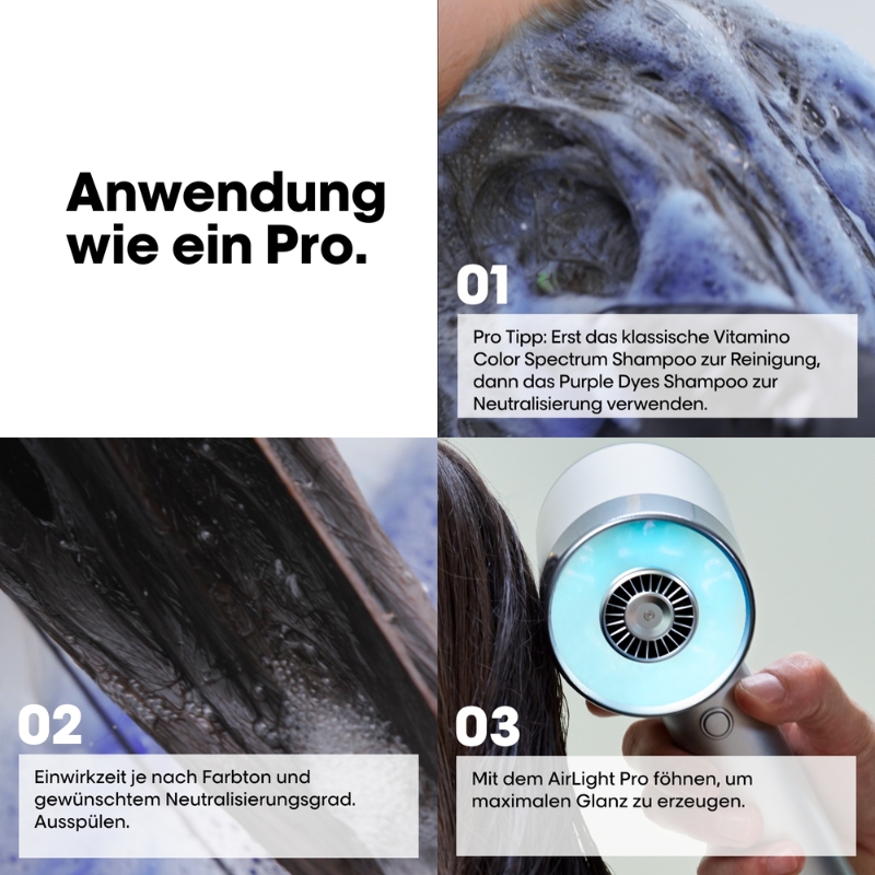 Shampoo gegen Gelbstich