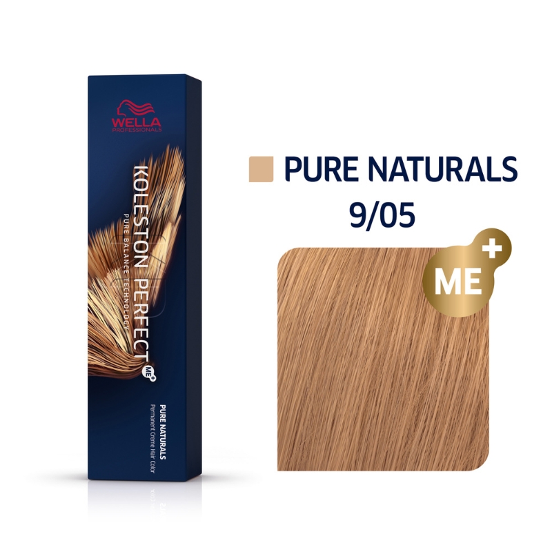 Koleston Pure Naturals 9/05 Lichtblond Natur-Mahagoni - 60ml