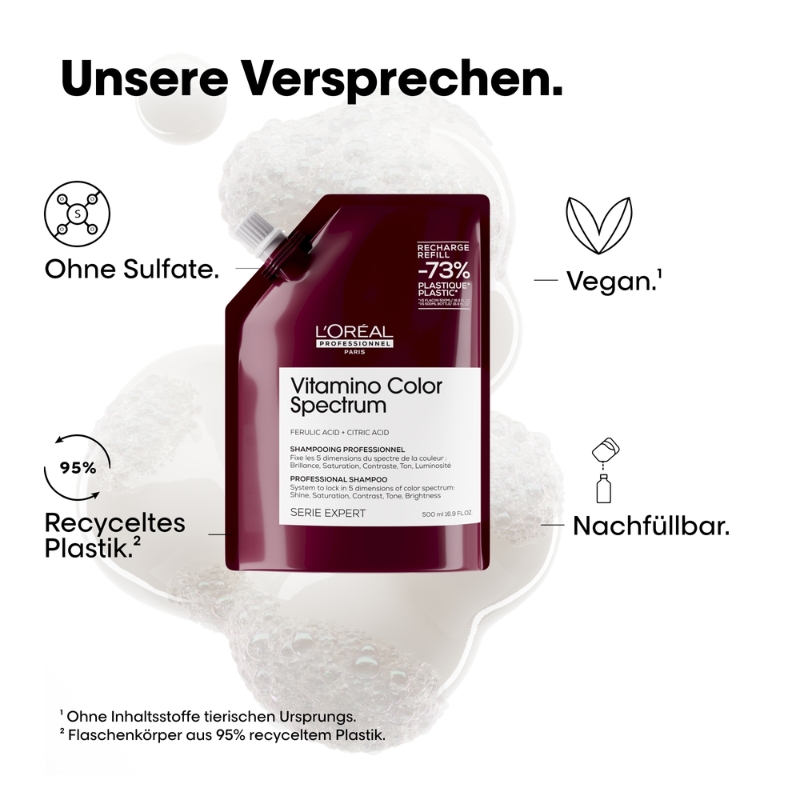 Shampoo für langhaltende Farbergebnisse