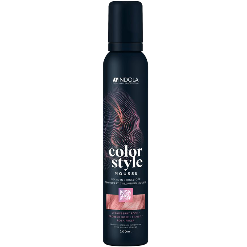 Indola Color Style Mousse Erdbeer-Rosé