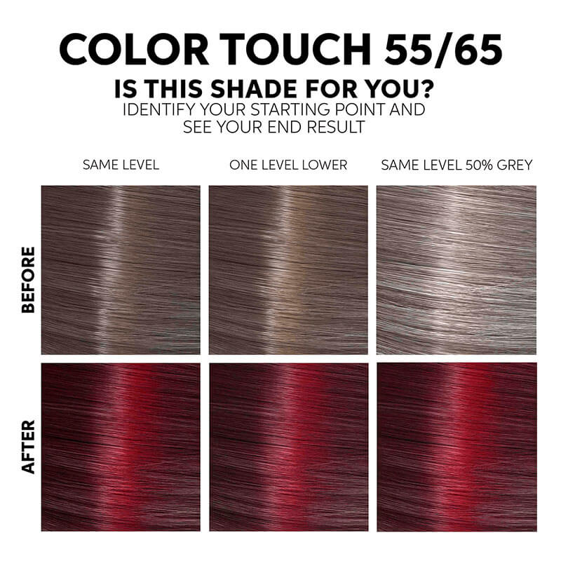 Color Touch Fresh-Up-Kit 55/65 Bordeauxrot - 130ml