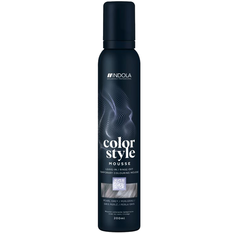 Indola Color Style Mousse Perlgrau