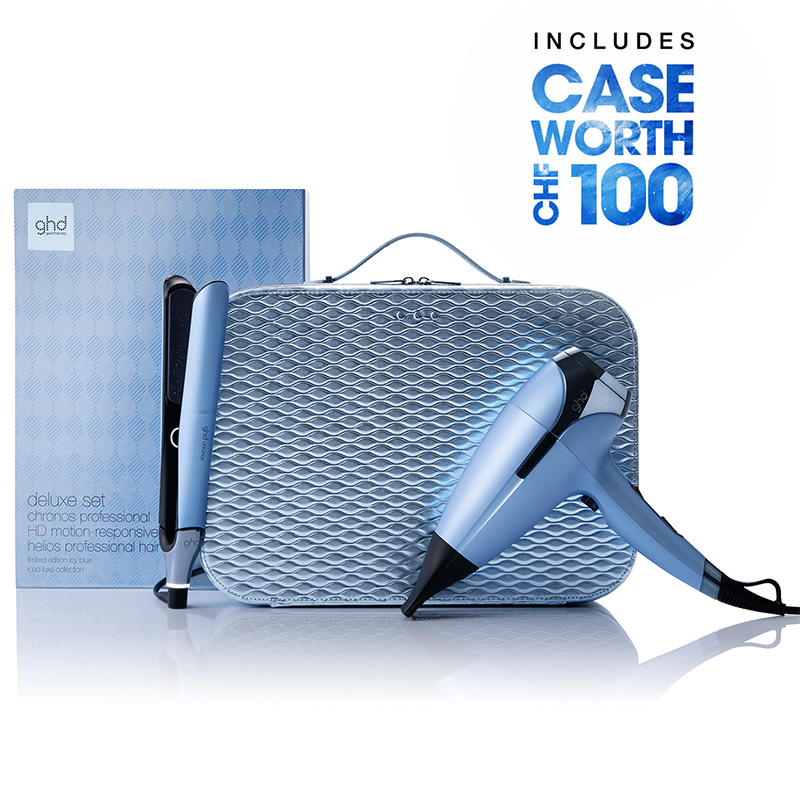 ghd Deluxe Set - Icy Blue Collection - Set 100CHF Tasche