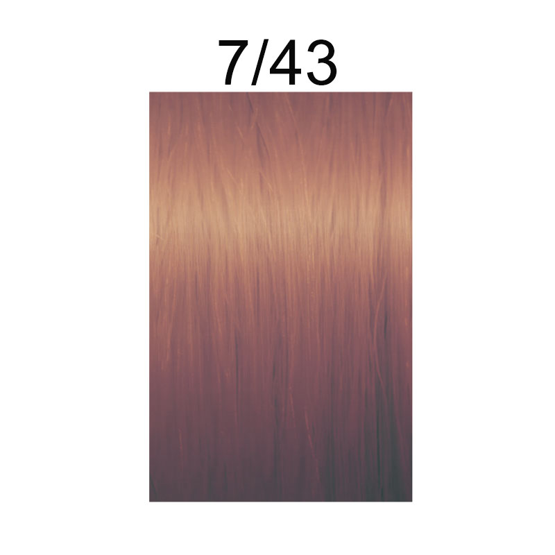 Permanente Cremehaarfarbe 7/43