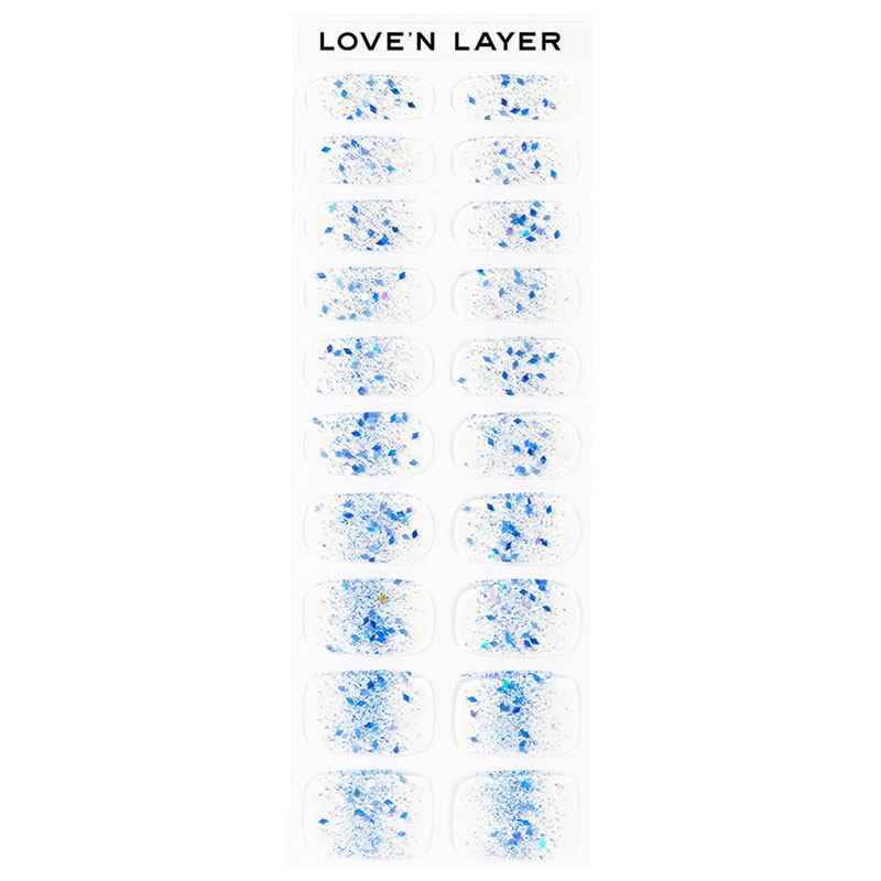 Hand Layers - Funky Sparkle Blue
