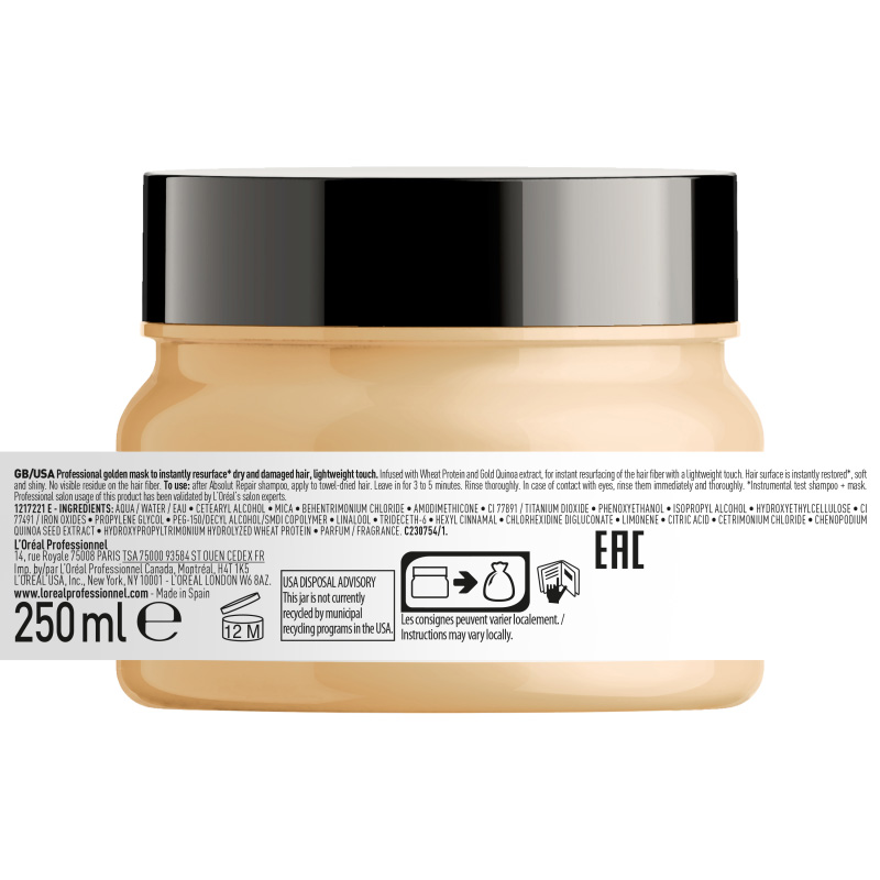 Absolut Repair Goldene Maske - 250ml