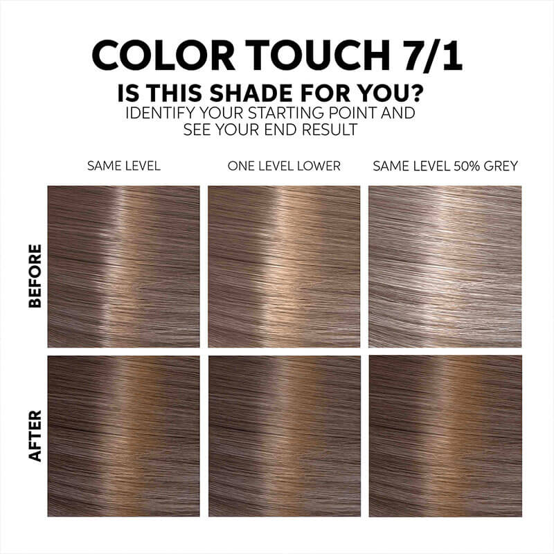 Color Touch Fresh-Up-Kit 7/1 medium Aschblond - 130ml