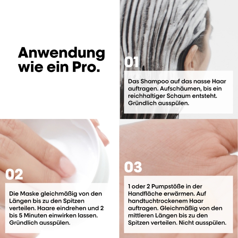 Metal DX Trio Pflegeset Anwendung