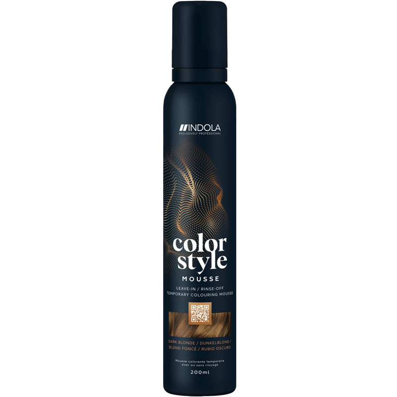 Indola Color Style Mousse Dunkelblond
