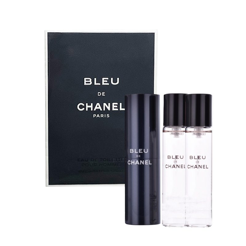 Bleu De Chanel Eau de Toilette Travel Spray Set - 3x20ml