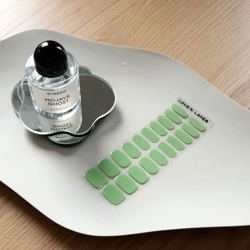 Hand Layers - Solid Cool Green