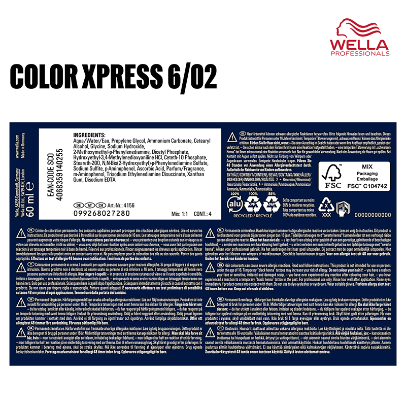 Color Xpress Vegan 6/02 dunkelblond natur-matt - 60ml