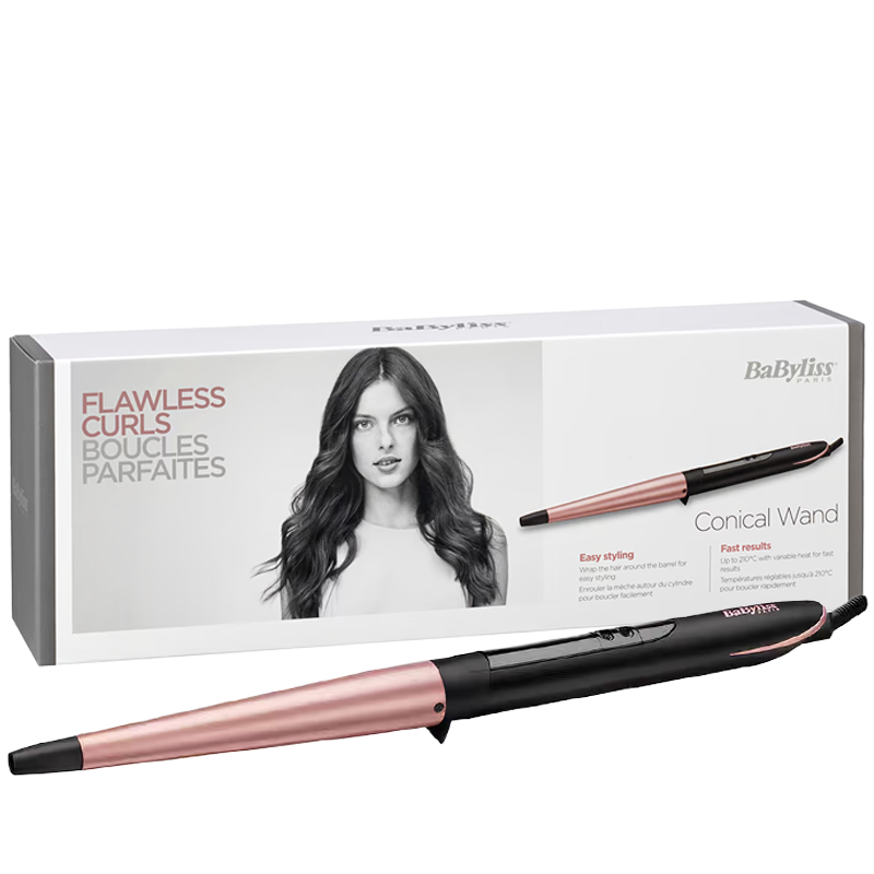 Lockenstab Rose Quartz Conical Wand