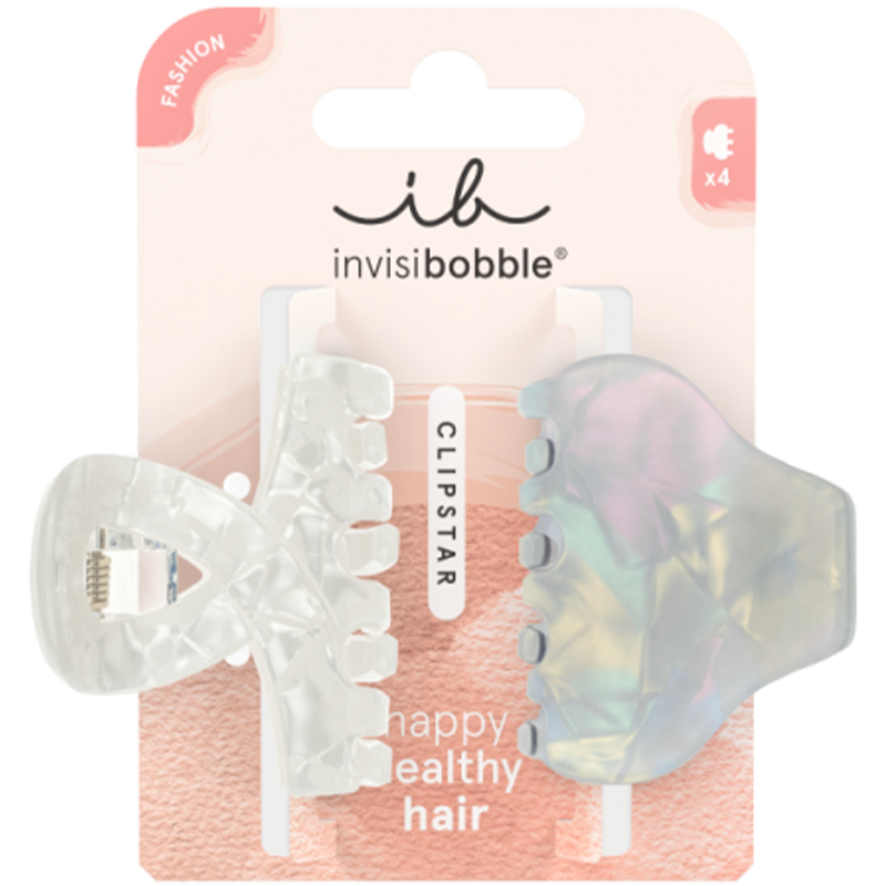 Invisibobble Clipstar M - Pearly Frost