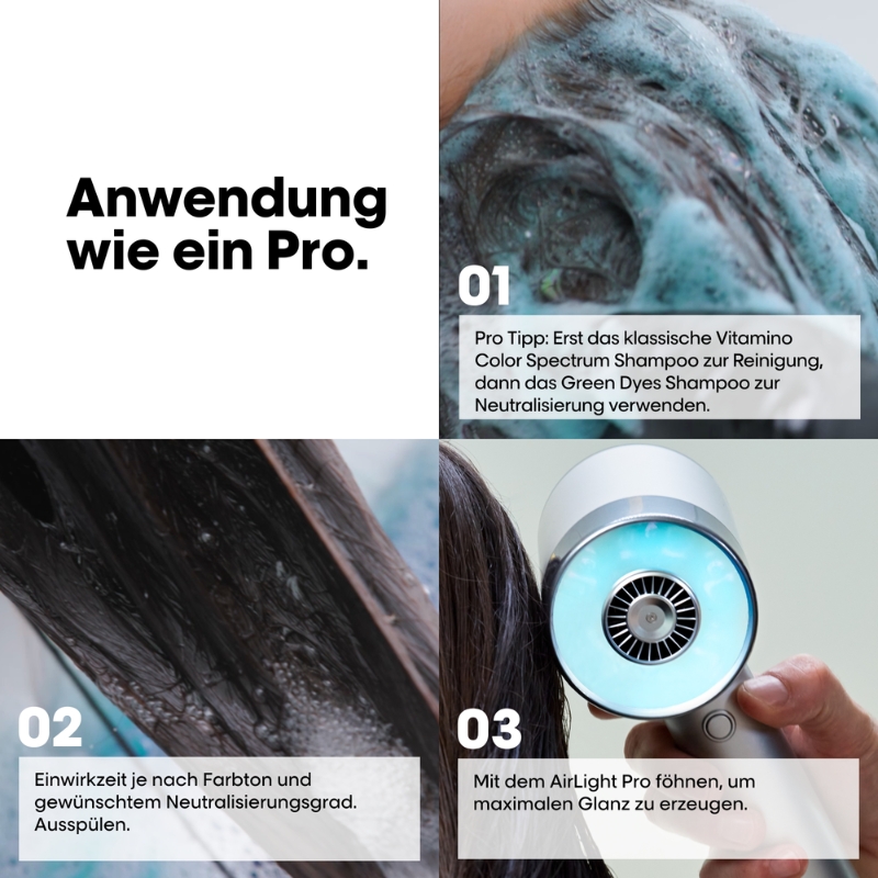 Shampoo gegen Rotstich