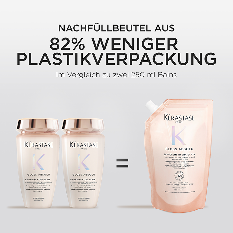 Gloss Absolu Bain Crème Hydra Glaze Pouch - 500ml